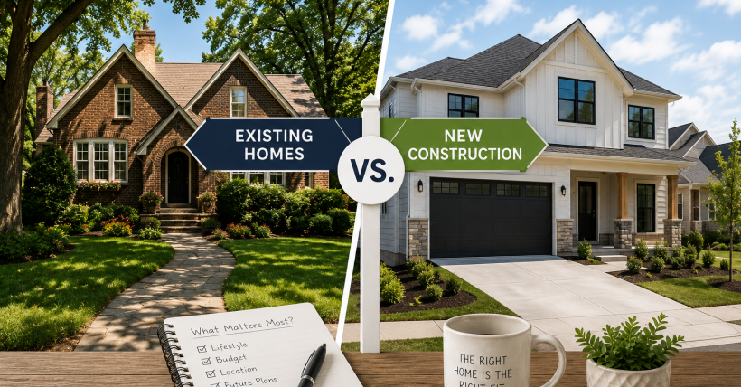 New Construction vs. Existing Homes in St. Louis: Which Is Right for You?